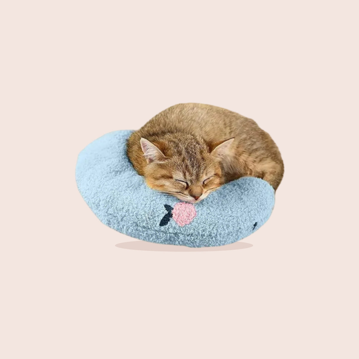 Coussin cale-tête en U pour chat et petit chien
