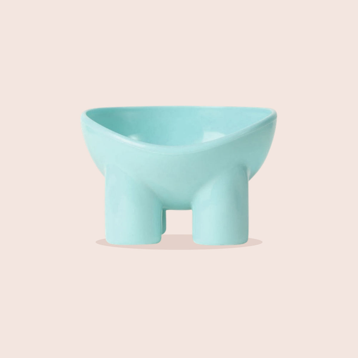 Gamelle inclinée anti-renversement pour chat – Bleu