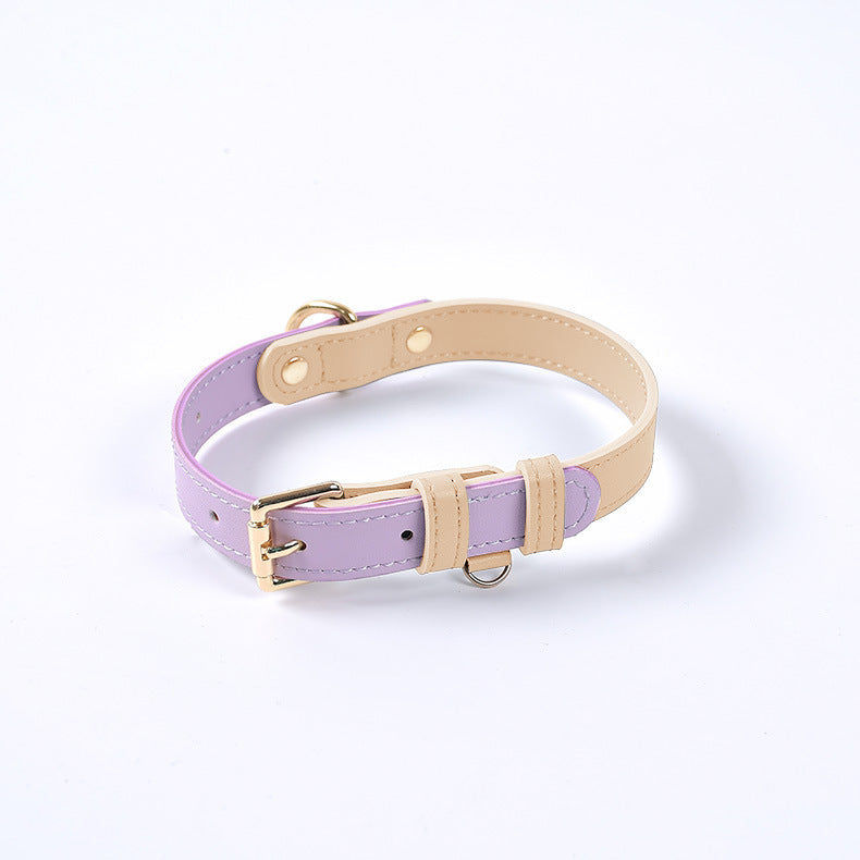 Collier en cuir véritable