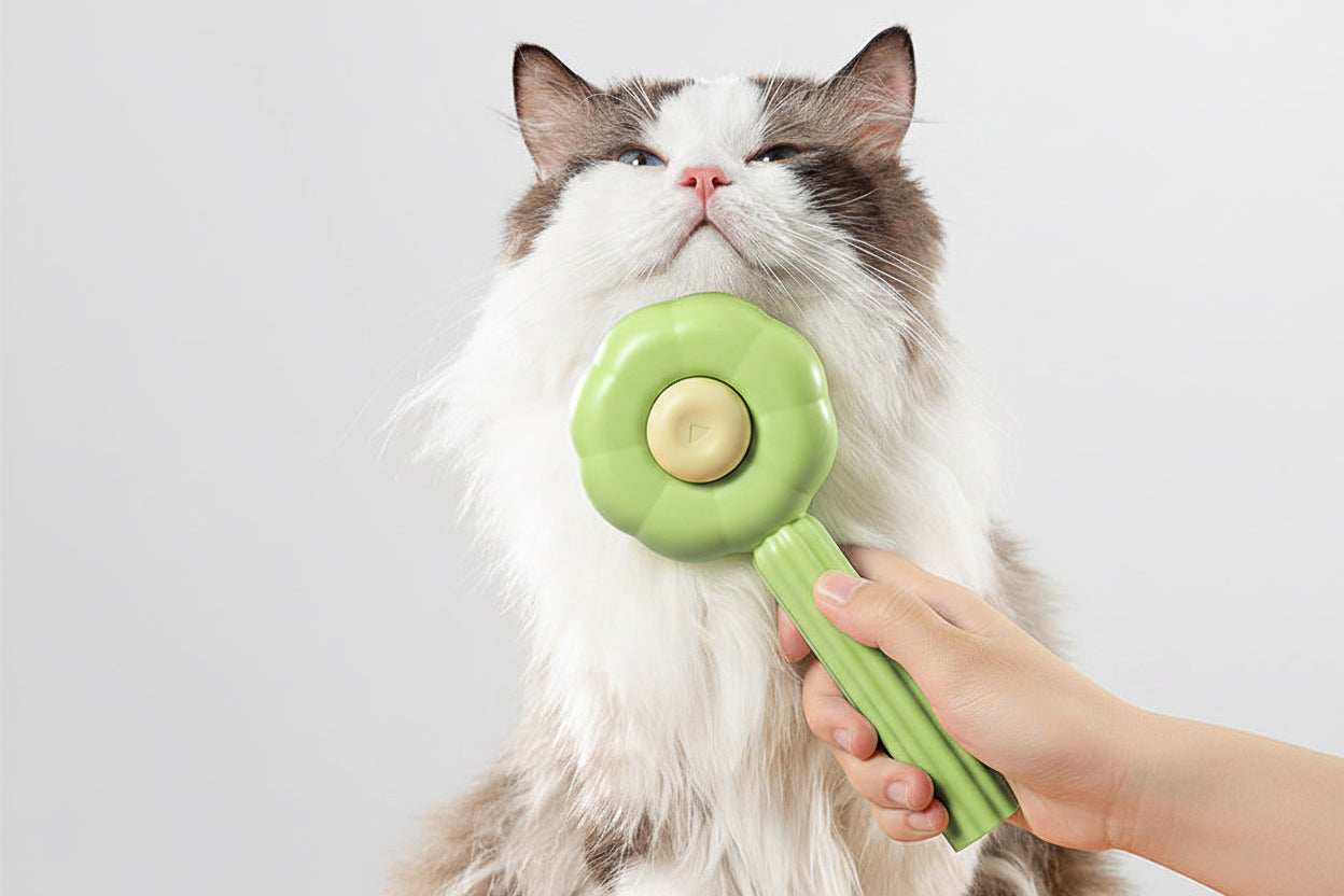 Peigne tournesol pour animaux