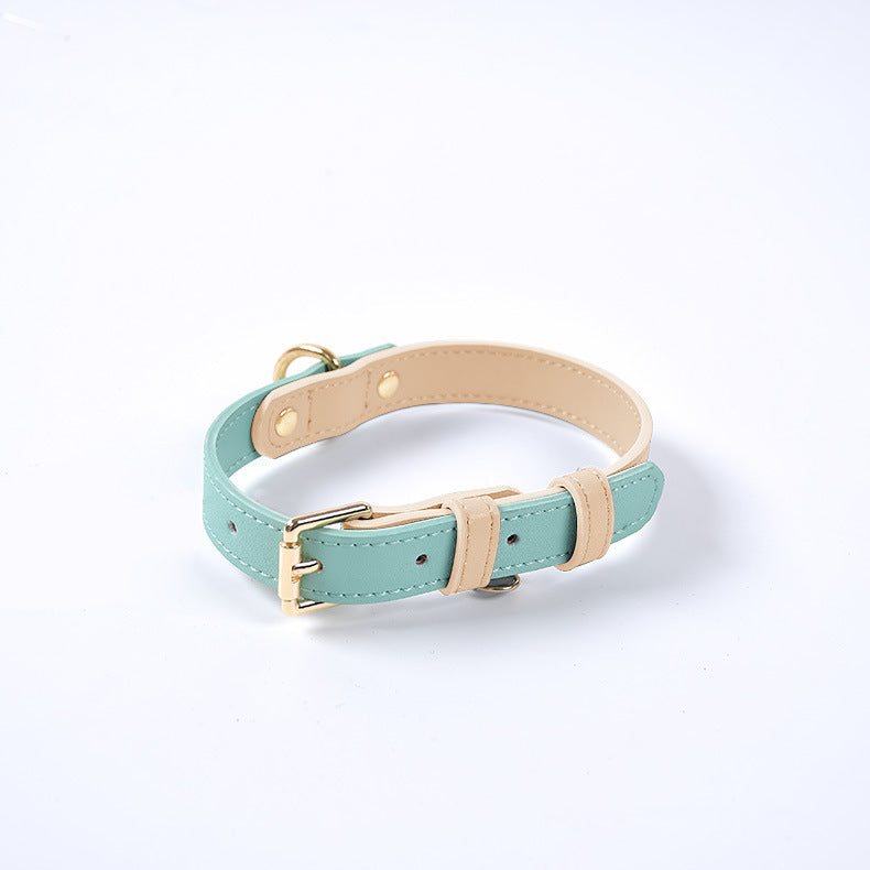 Collier en cuir véritable