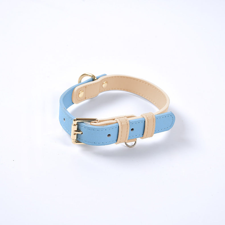 Collier en cuir véritable
