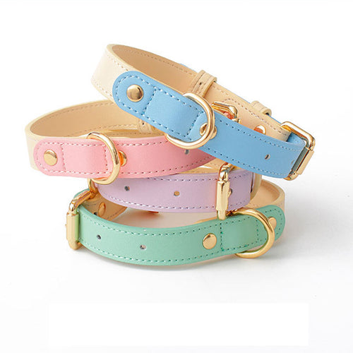 Collier en cuir véritable